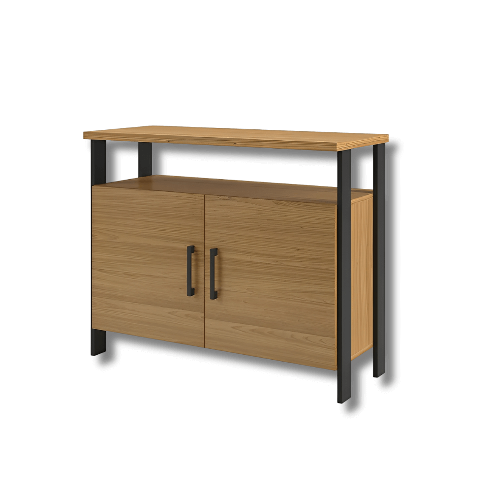 Balcão Aparador Design Industrial Com 02 Portas