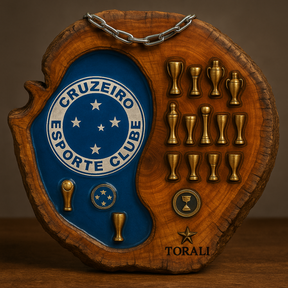 Tábua Rústica do Cruzeiro + Kit Churrasqueiro