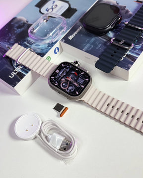 Smartwatch 4G LITE | Aprova d'água - 7 Pulseiras + Fone - NFC