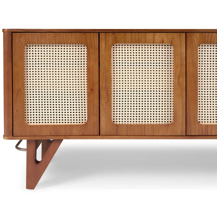 Buffet Parma com Telinha Pés em Madeira Maciça de Eucalipto