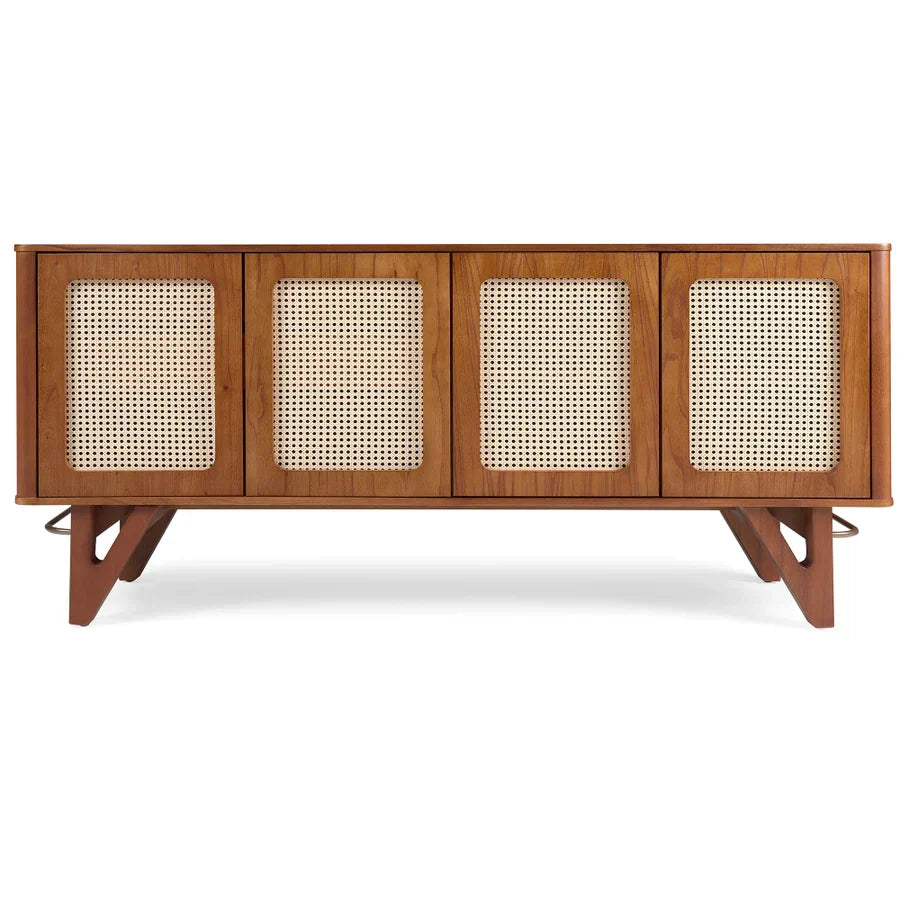 Buffet Parma com Telinha Pés em Madeira Maciça de Eucalipto