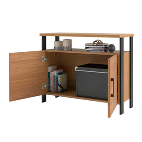 Balcão Aparador Design Industrial Com 02 Portas