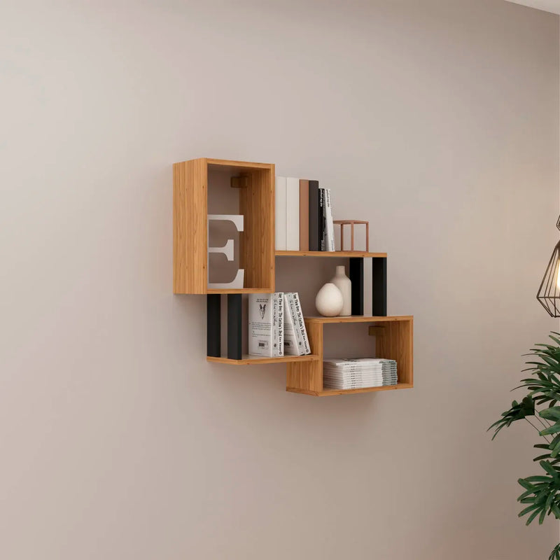 Estante Nicho Industrial para Livros Home Office